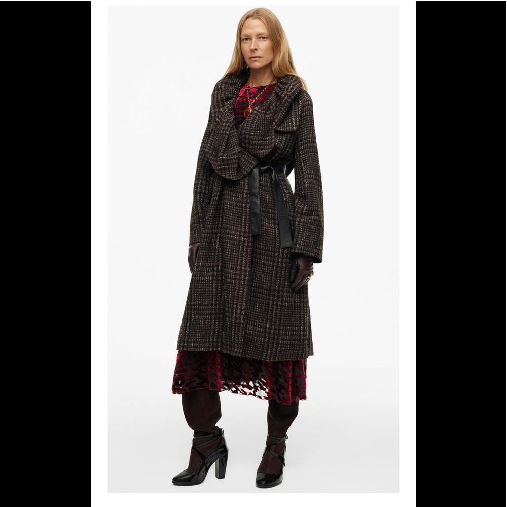 ZARA BALLOON COLLAR COAT LIMITED EDITION SZ XS/S